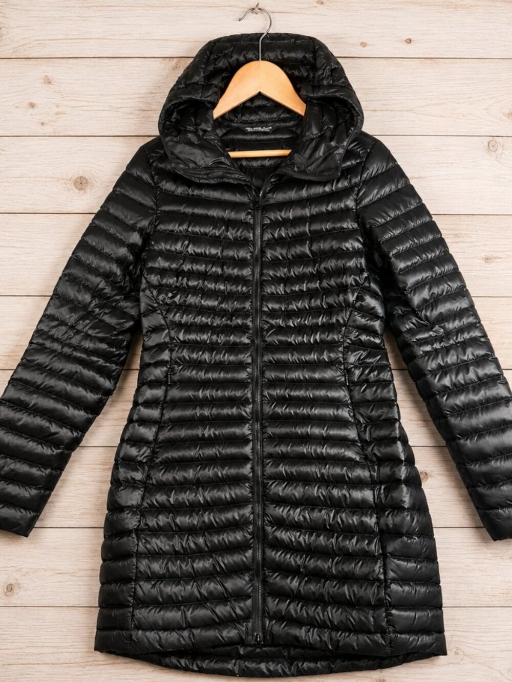 Arc'teryx Nuri Coat Black Hooded Down Parka Goose Down Women's Small